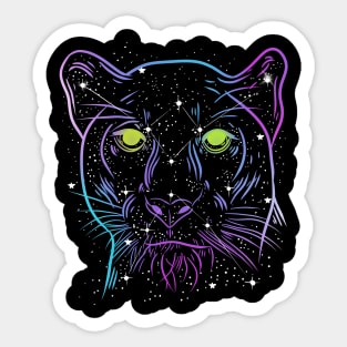Panther Constellation Sticker